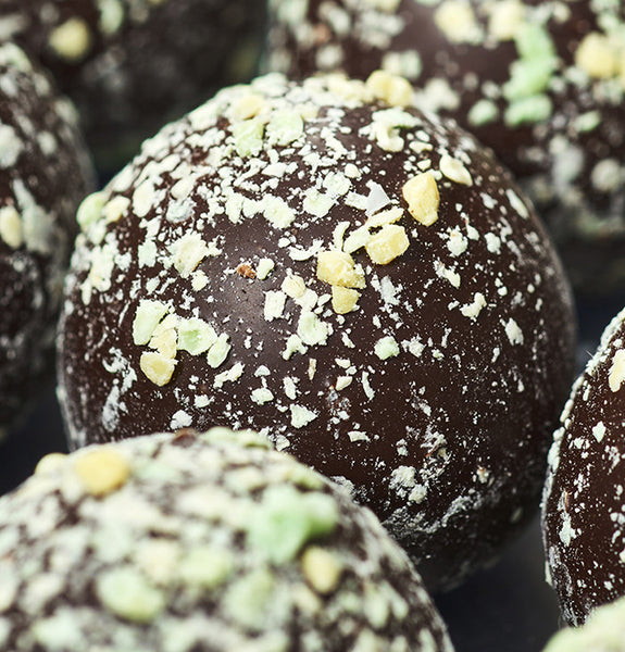 Dark Chocolate Key Lime Truffles at Kayden's Candy Factory